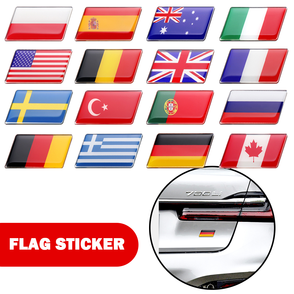 Car Accessories Malaysia - 3D Aluminum Car Body Trunk Decoration
