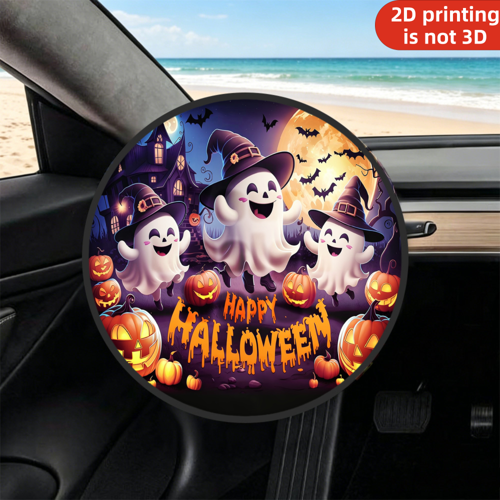 Steering Wheel Cover - 1pc Sunshade Steering Wheel Cover, 2D