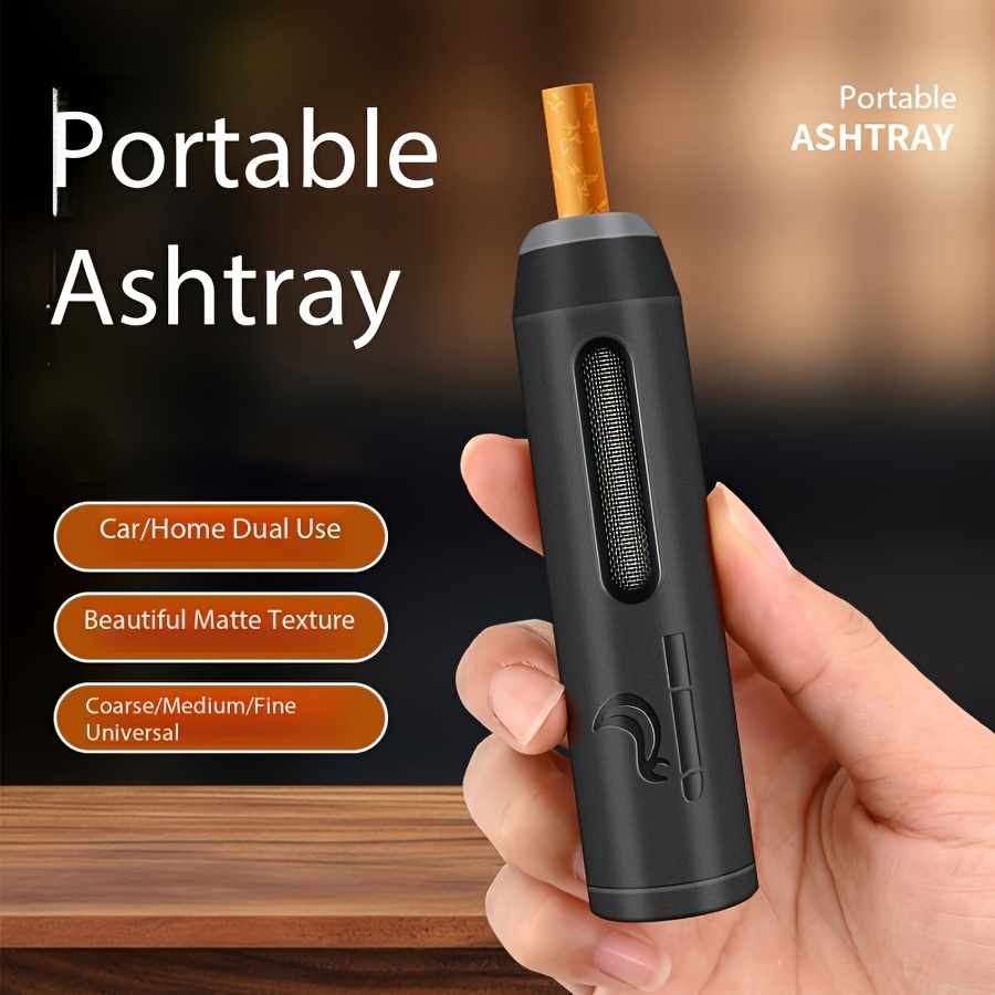 Car Accessories Malaysia - Portable Car Ashtray, No-Fall Ash Control