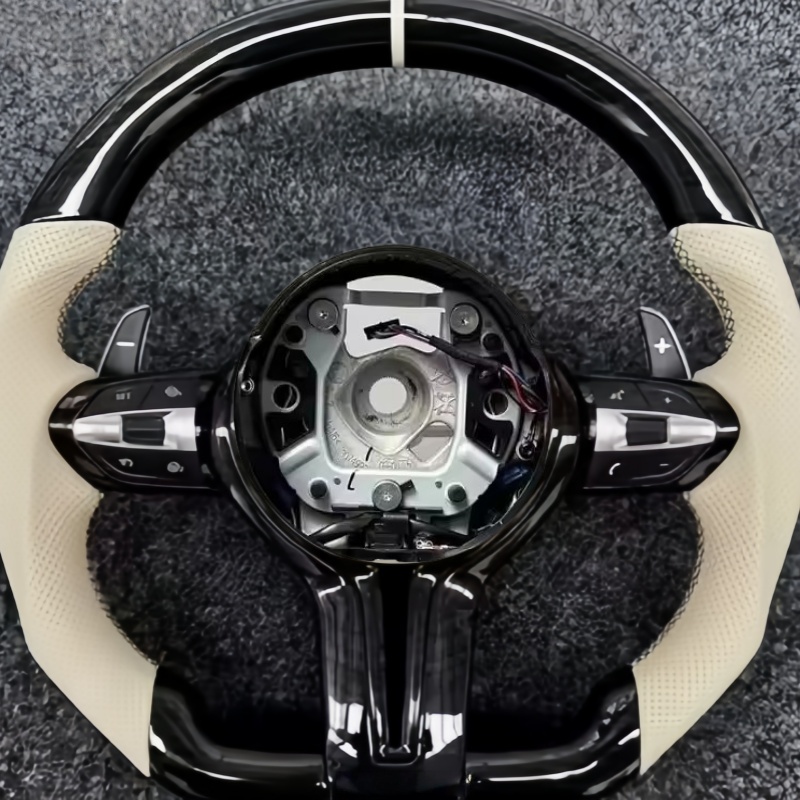 Car Accessories For Steering Wheel - Car Steering Wheel Carbon Fiber Leather
