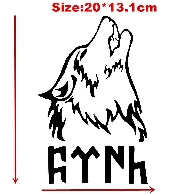 EY-067 Howling wolf and word g - Car Accessories Malaysia avis et prix