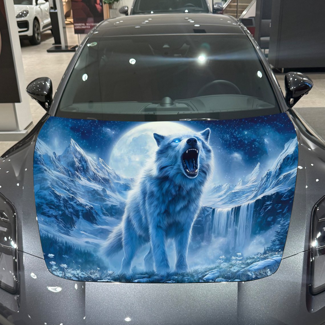 Winter Mountain Night Scene Wo - Car Accessories For Winter avis et prix