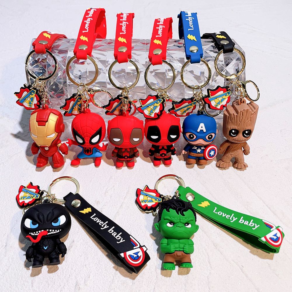 Avengers Heroes Silicone Keych - Car Accessories Girl avis et prix