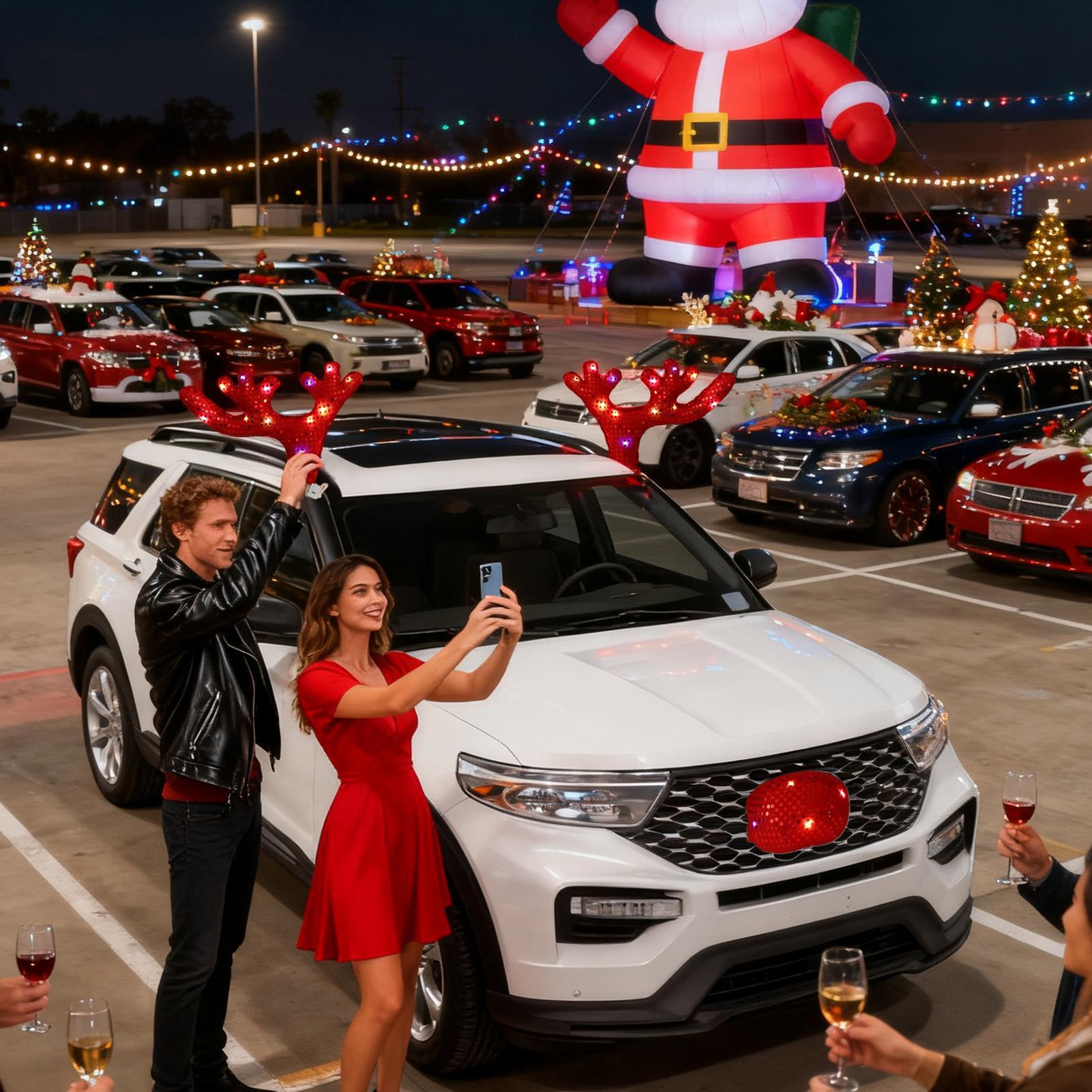 Car Christmas Decorations Cute - Car Accessories For Winter avis et prix