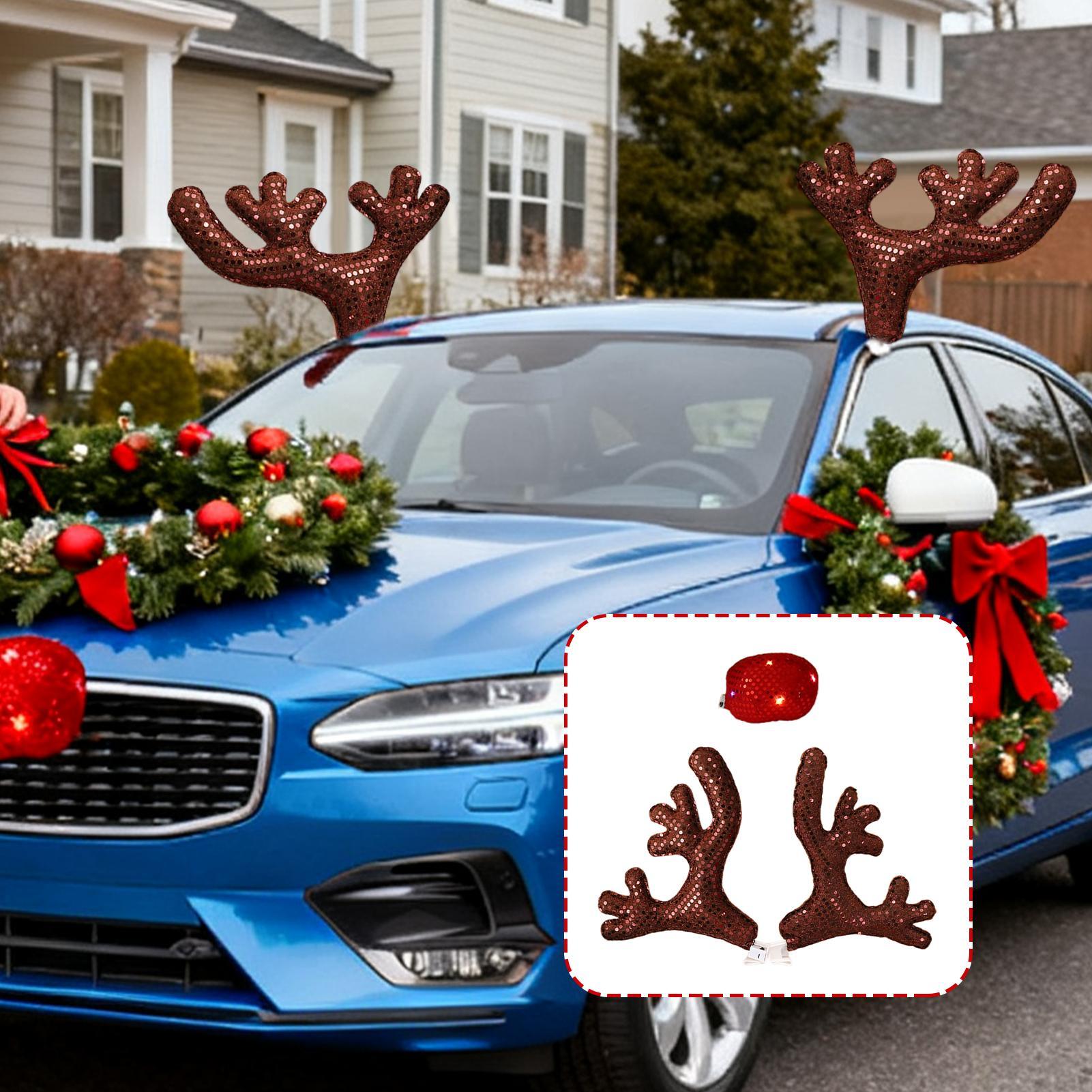Car Christmas Decorations Cute - Car Accessories For Winter avis et prix