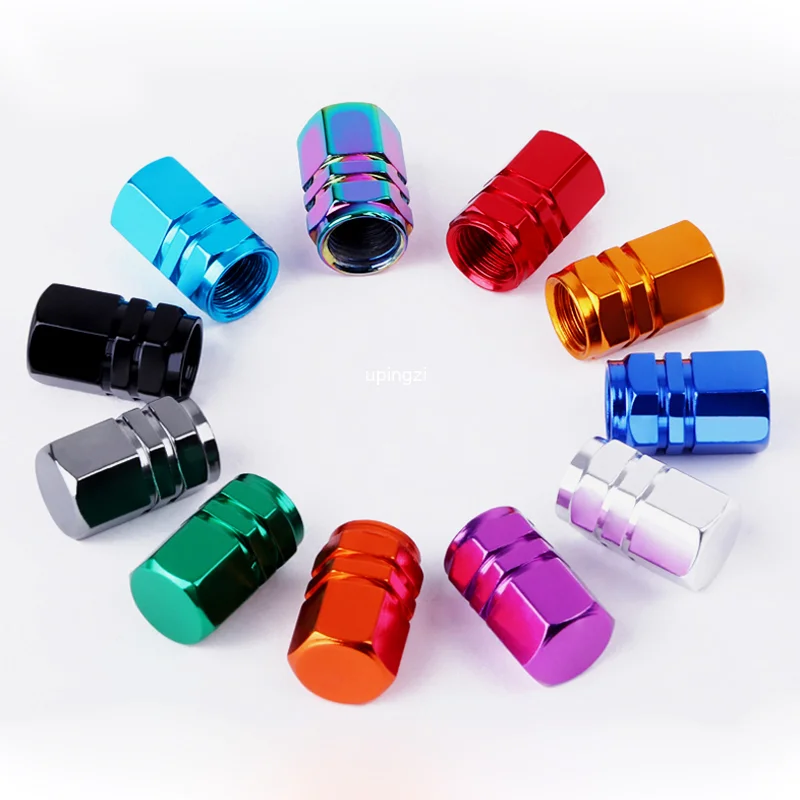 4Pcs Aluminum Tire Valve Caps  - Steering Wheel Cover avis et prix
