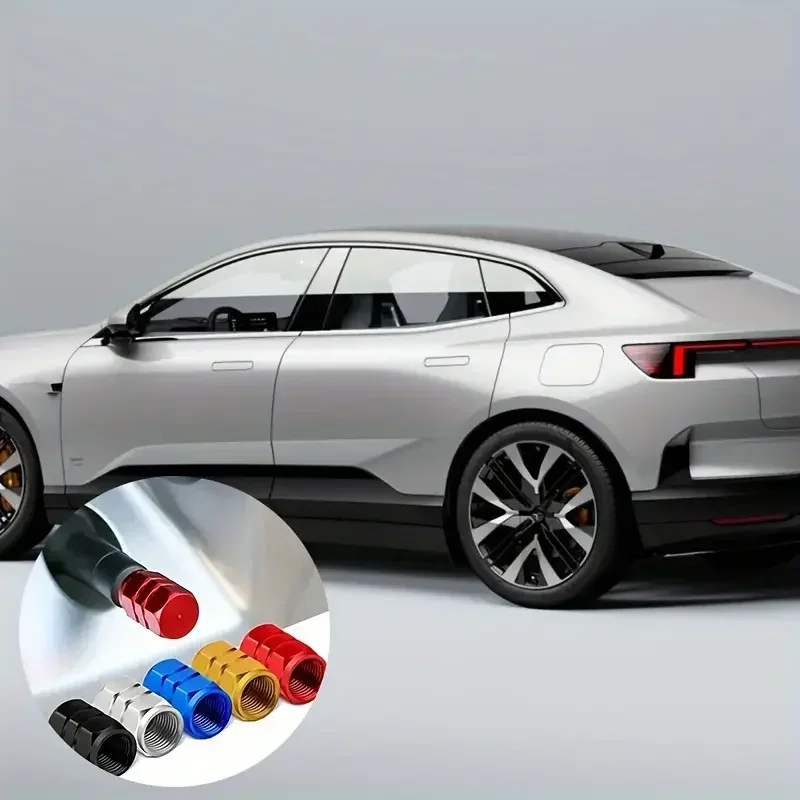 4Pcs Aluminum Tire Valve Caps  - Steering Wheel Cover avis et prix