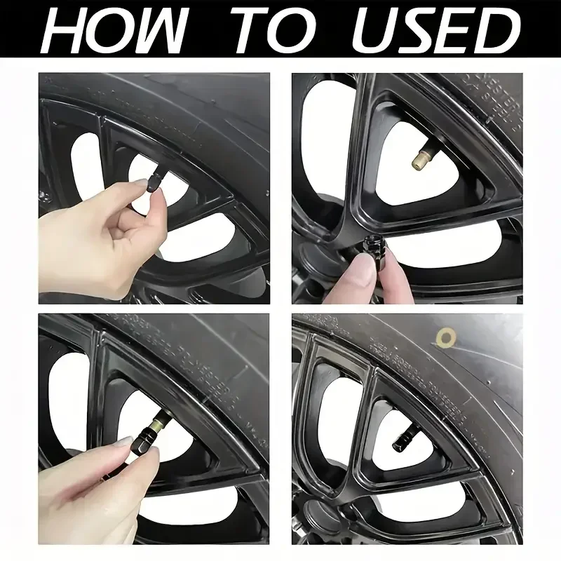 4Pcs Aluminum Tire Valve Caps  - Steering Wheel Cover avis et prix