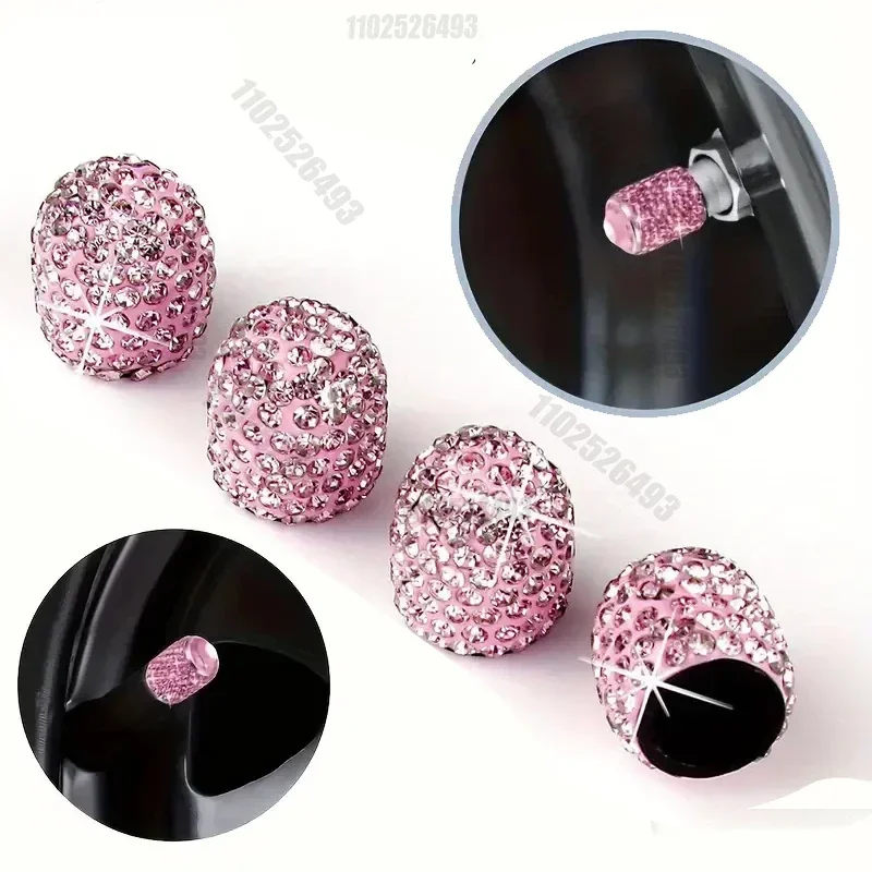 4PCS Bling Diamond Car Wheel T - Steering Wheel Cover avis et prix