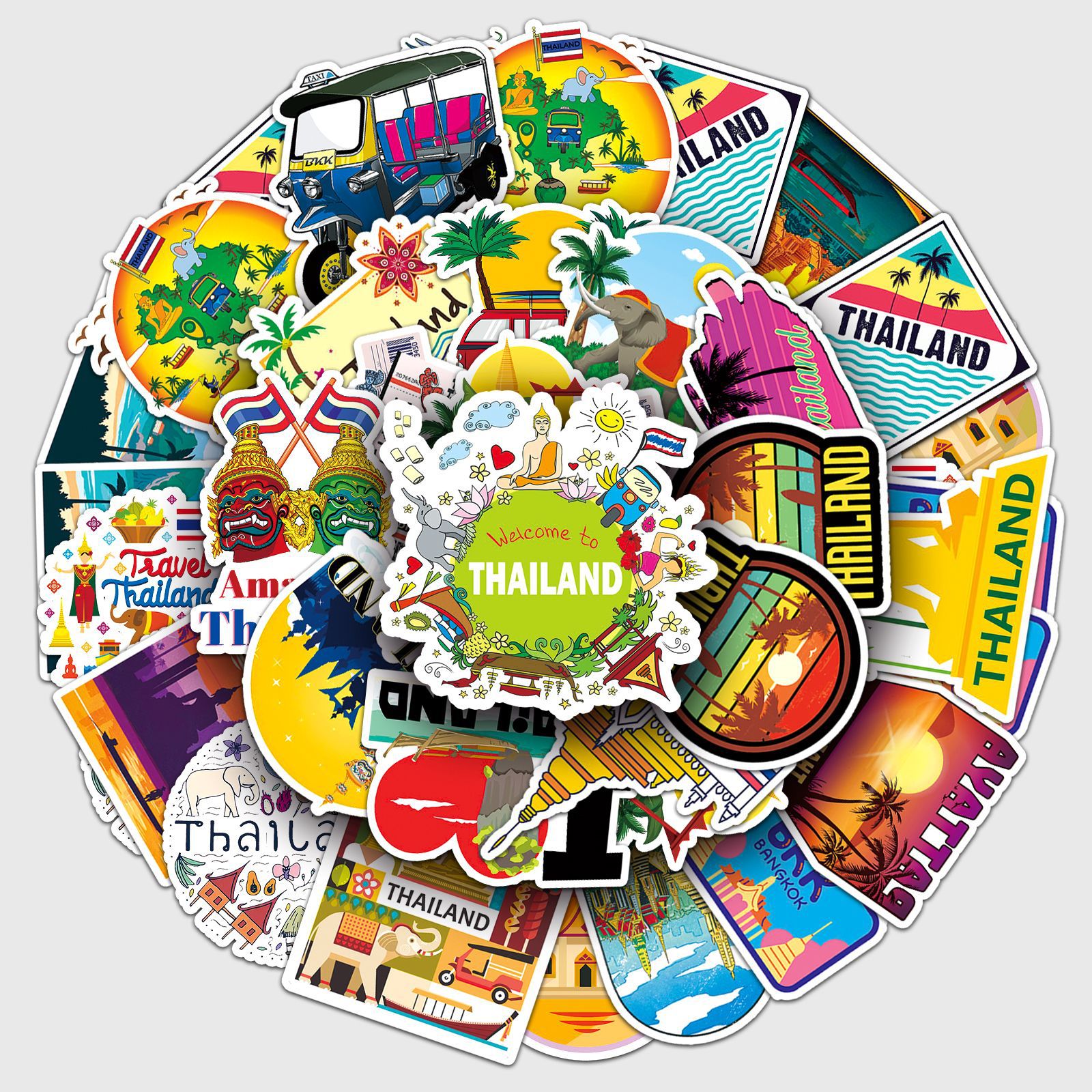 10/30/50PCS Thailand Travel Sc - Car Accessories Malaysia avis et prix
