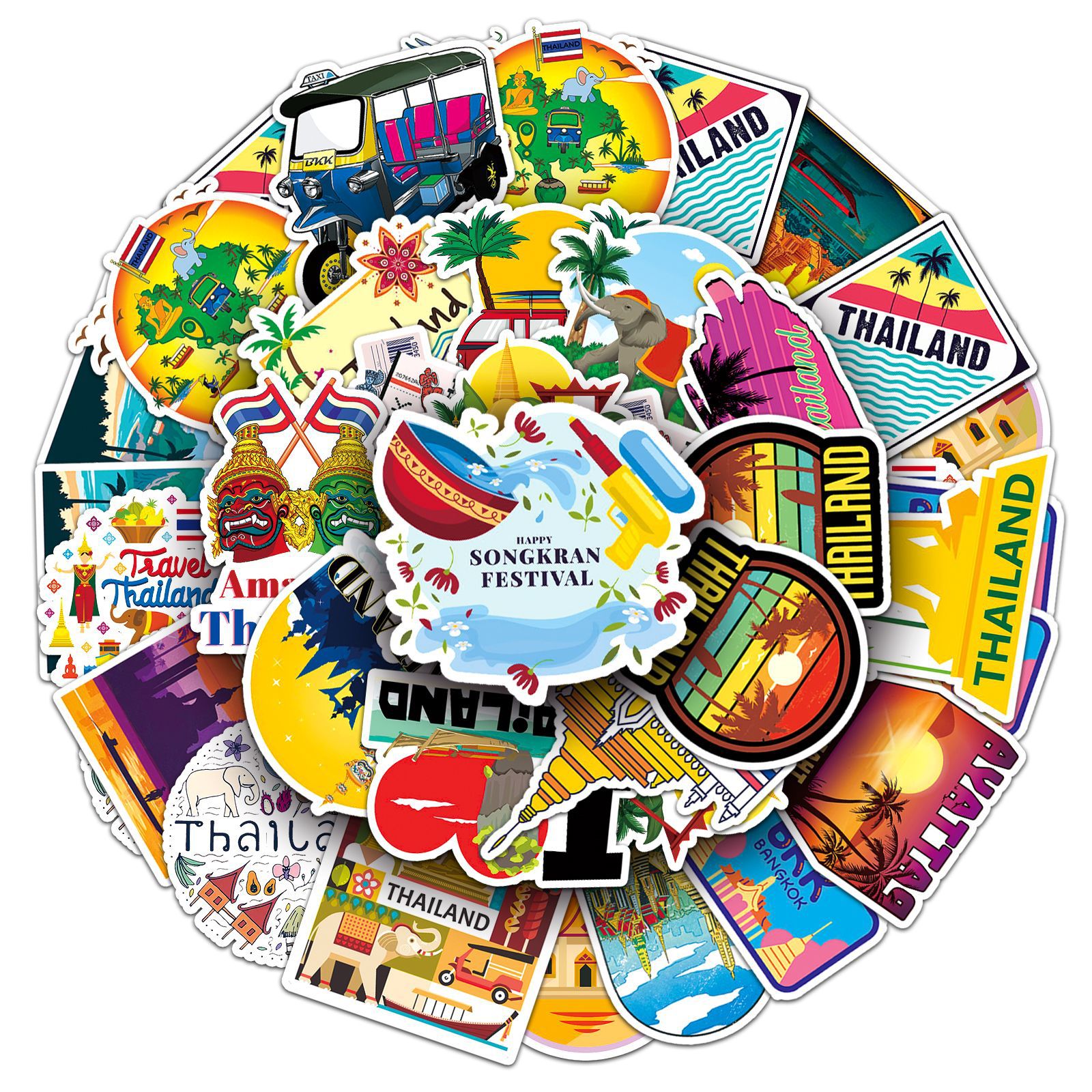 10/30/50PCS Thailand Travel Sc - Car Accessories Malaysia avis et prix