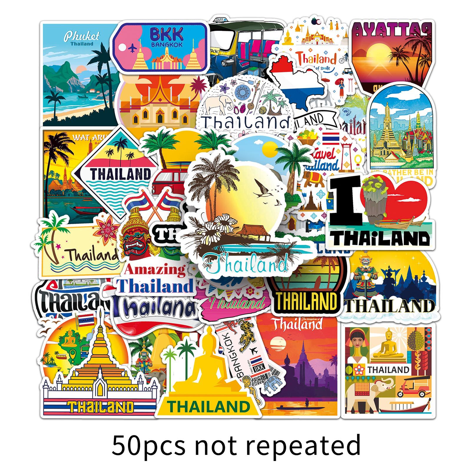 10/30/50PCS Thailand Travel Sc - Car Accessories Malaysia avis et prix