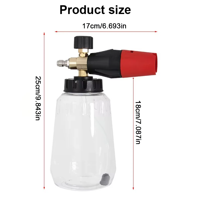 High Pressure PA Foam Cannon   - Car Accessories For Winter avis et prix