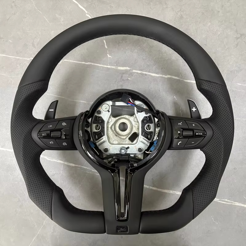 In Stock Leather Car Steering  - Car Accessories For Steering Wheel avis et prix