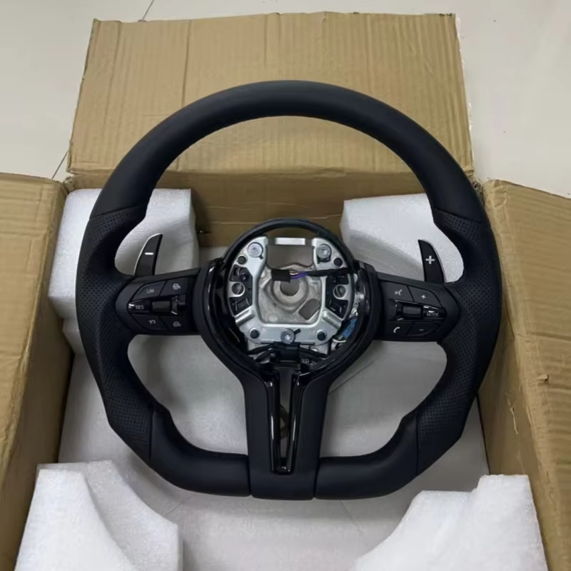 In Stock Leather Car Steering  - Car Accessories For Steering Wheel avis et prix