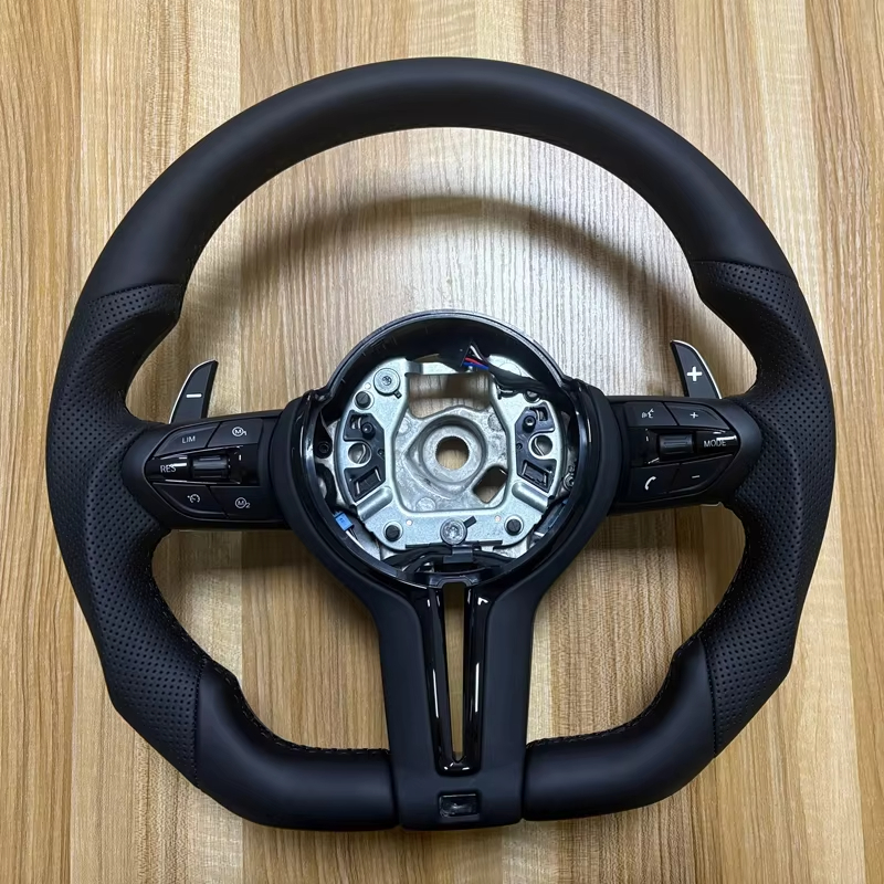 In Stock Leather Car Steering  - Car Accessories For Steering Wheel avis et prix