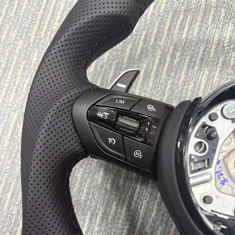 In Stock Leather Car Steering  - Car Accessories For Steering Wheel avis et prix