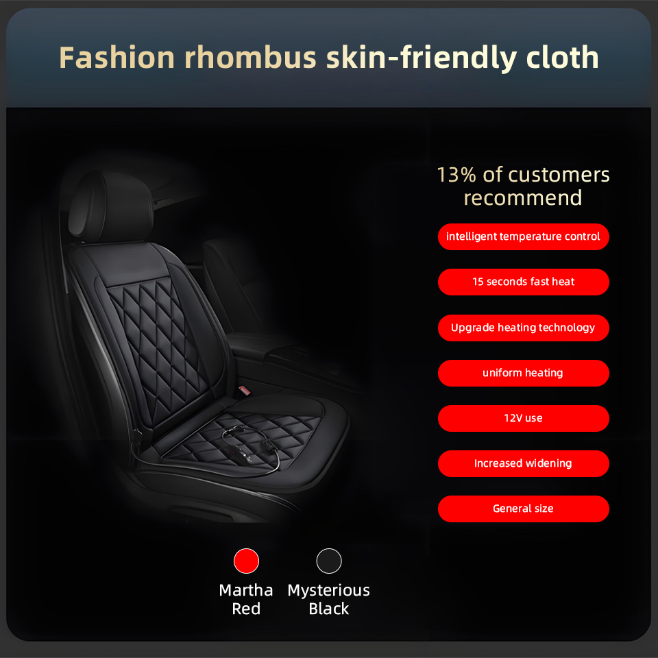 12V Universal Car Heated Seats - Car Accessories For Winter avis et prix