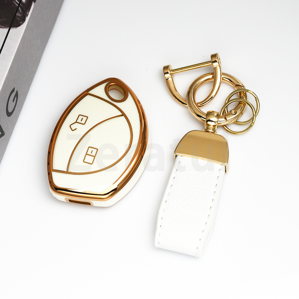Gold Edge 2/3 Buttons TPU Keyl - Car Accessories Malaysia avis et prix