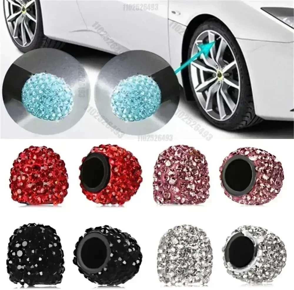 4/2pcs Diamond Crystal Motorcy - Steering Wheel Cover avis et prix