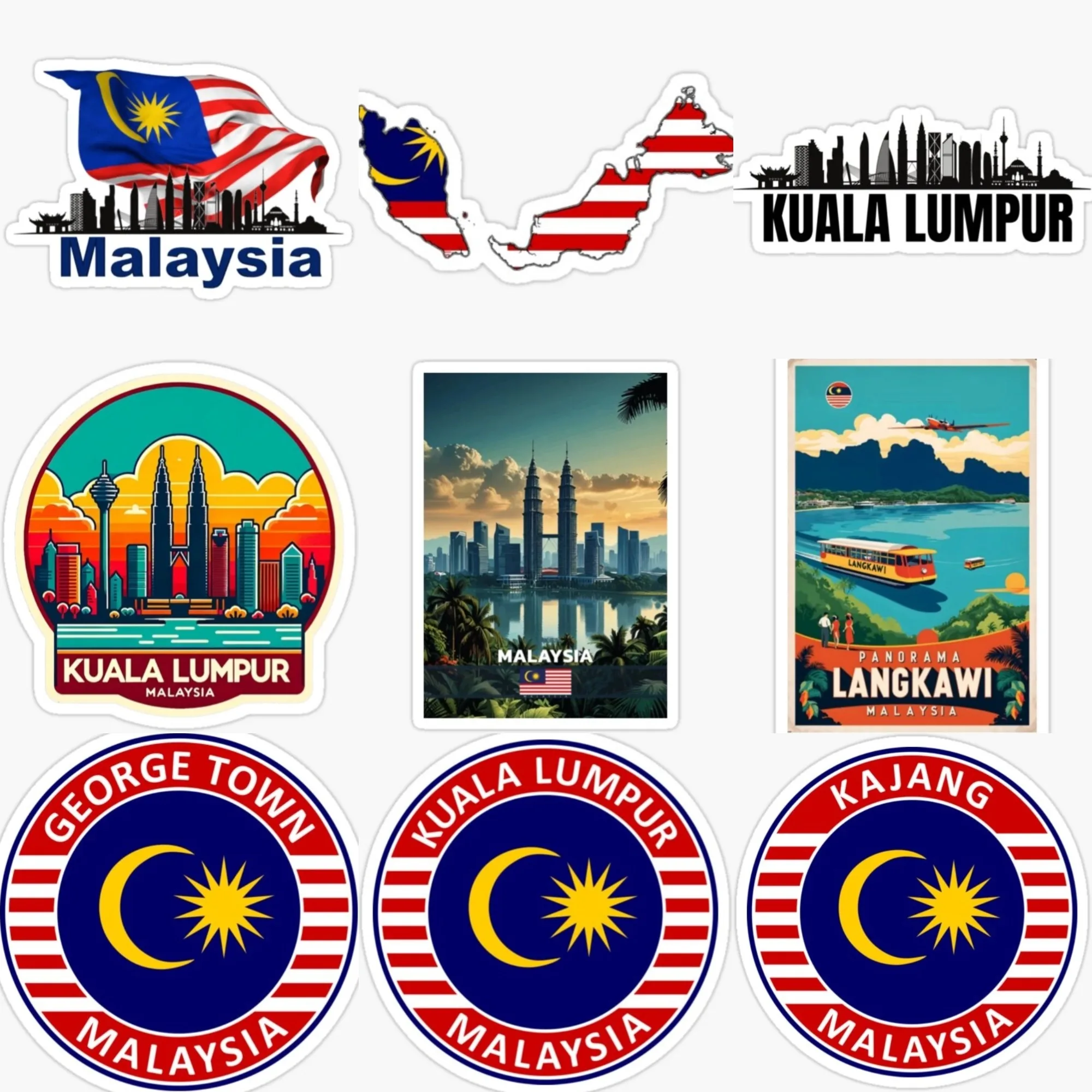 Malaysia Flag Map Emblem Scene - Car Accessories Malaysia avis et prix