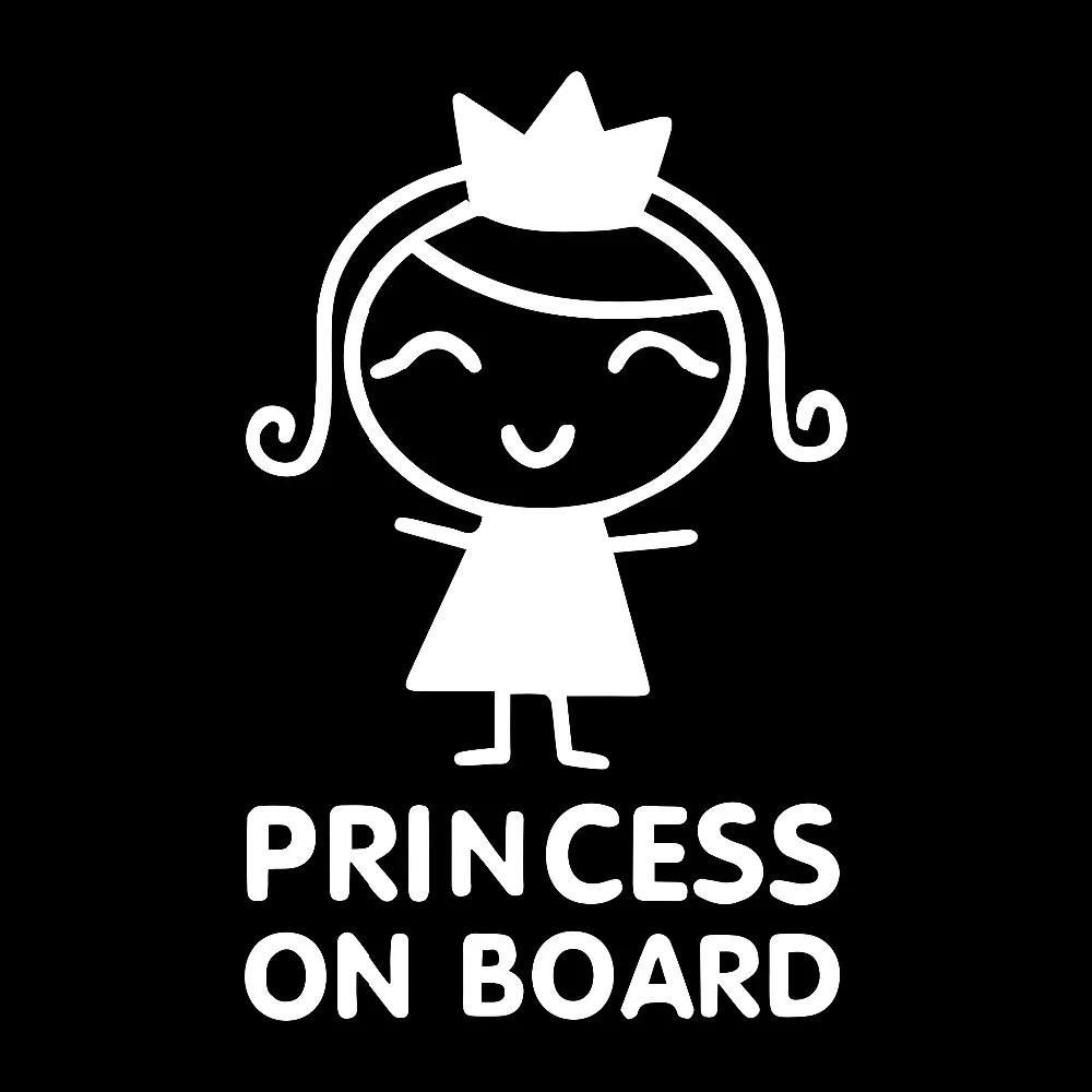 Car Stickers Personality Princ - Car Accessories Girl avis et prix