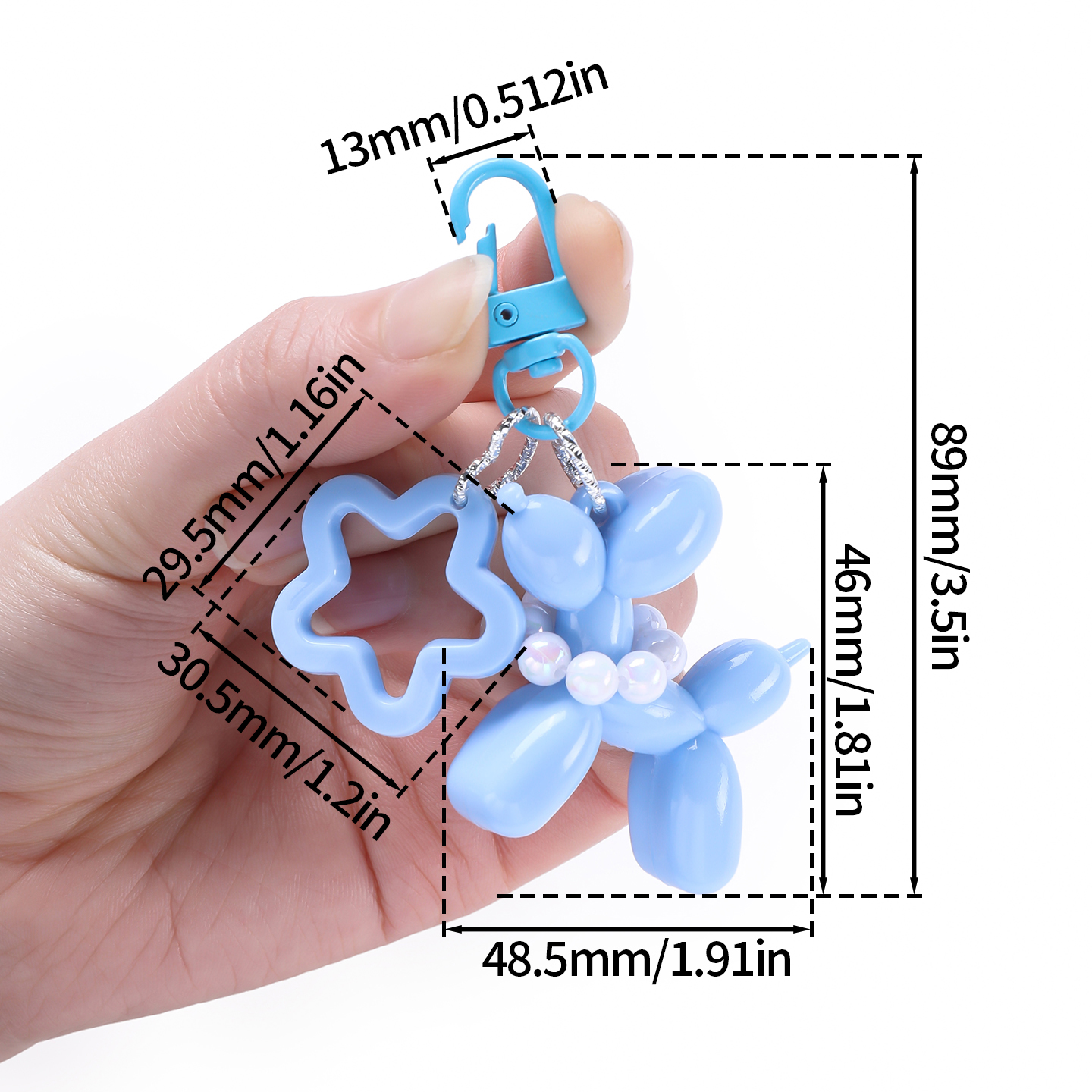 1pc Jelly Balloon Dog With Pea - Car Accessories Girl avis et prix