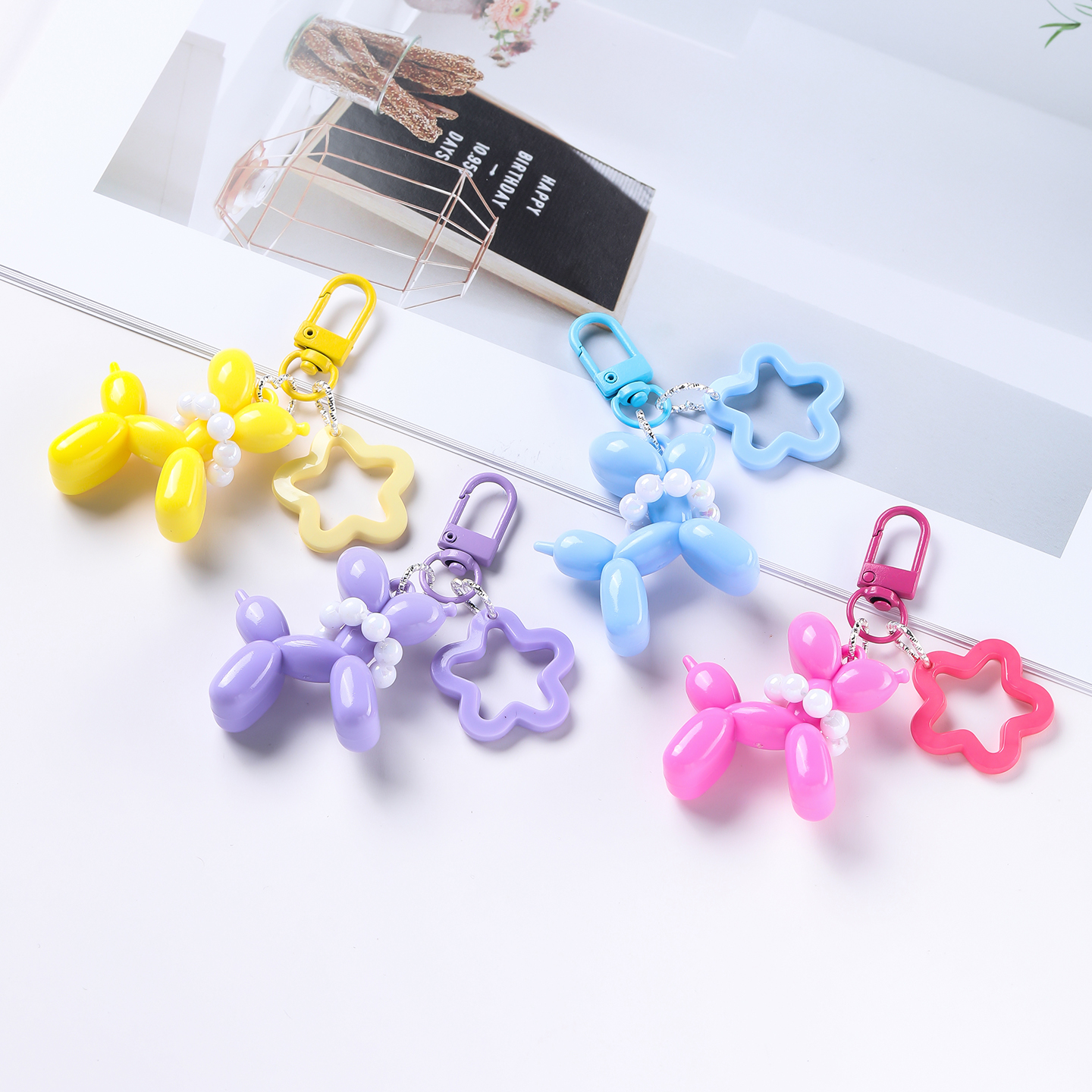 1pc Jelly Balloon Dog With Pea - Car Accessories Girl avis et prix