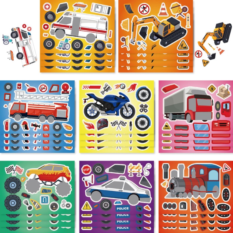 8Sheets Engineering Vehicle St - Car Accessories Girl avis et prix