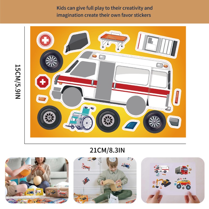8Sheets Engineering Vehicle St - Car Accessories Girl avis et prix
