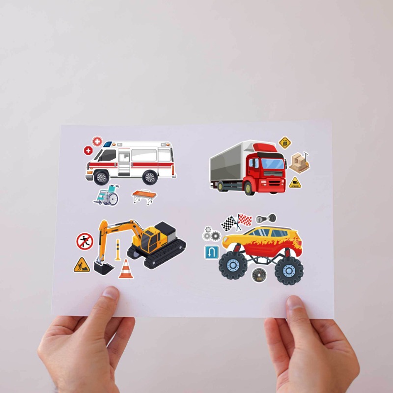 8Sheets Engineering Vehicle St - Car Accessories Girl avis et prix