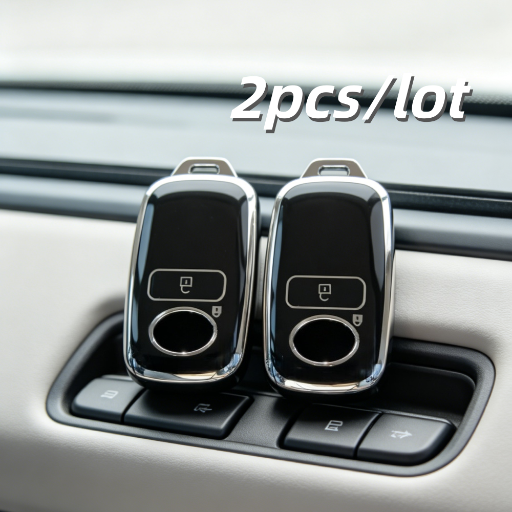 2pcs Car Key Case Covers for T - Car Accessories Malaysia avis et prix