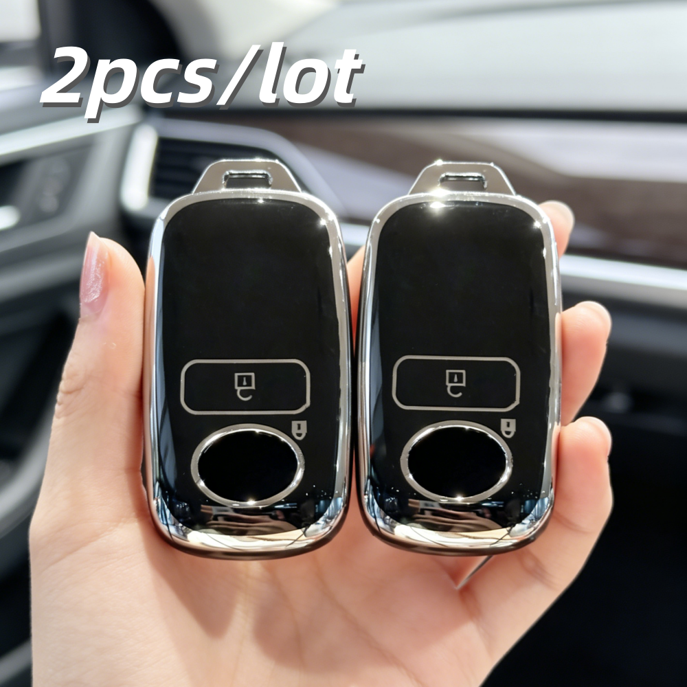 2pcs Car Key Case Covers for T - Car Accessories Malaysia avis et prix