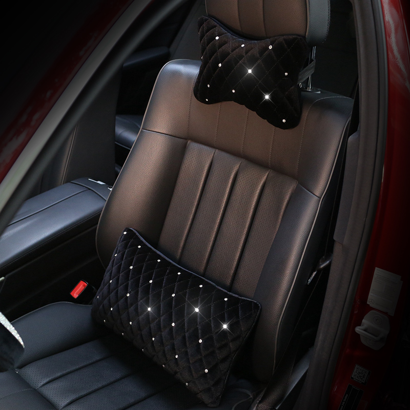 Bling Rhinestone Car Neck Pill - Car Accessories For Winter avis et prix