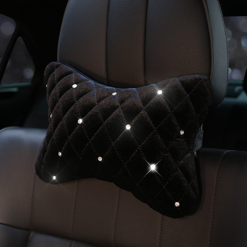 Bling Rhinestone Car Neck Pill - Car Accessories For Winter avis et prix