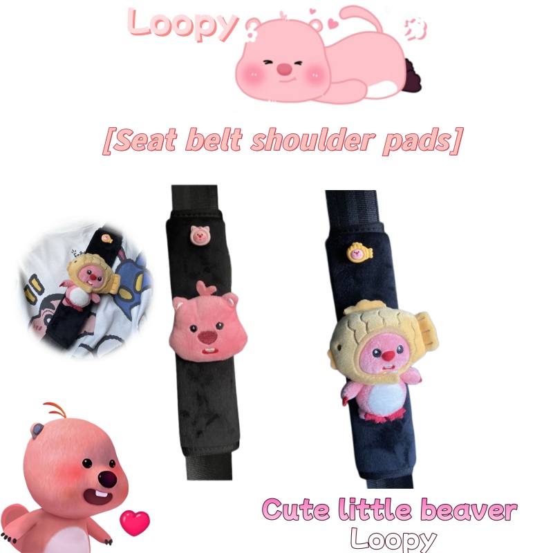 Car Seat Belt Decoration Plush - Car Accessories Girl avis et prix