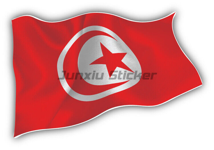 Tunisia National Flag Sticker  - Car Accessories Malaysia avis et prix