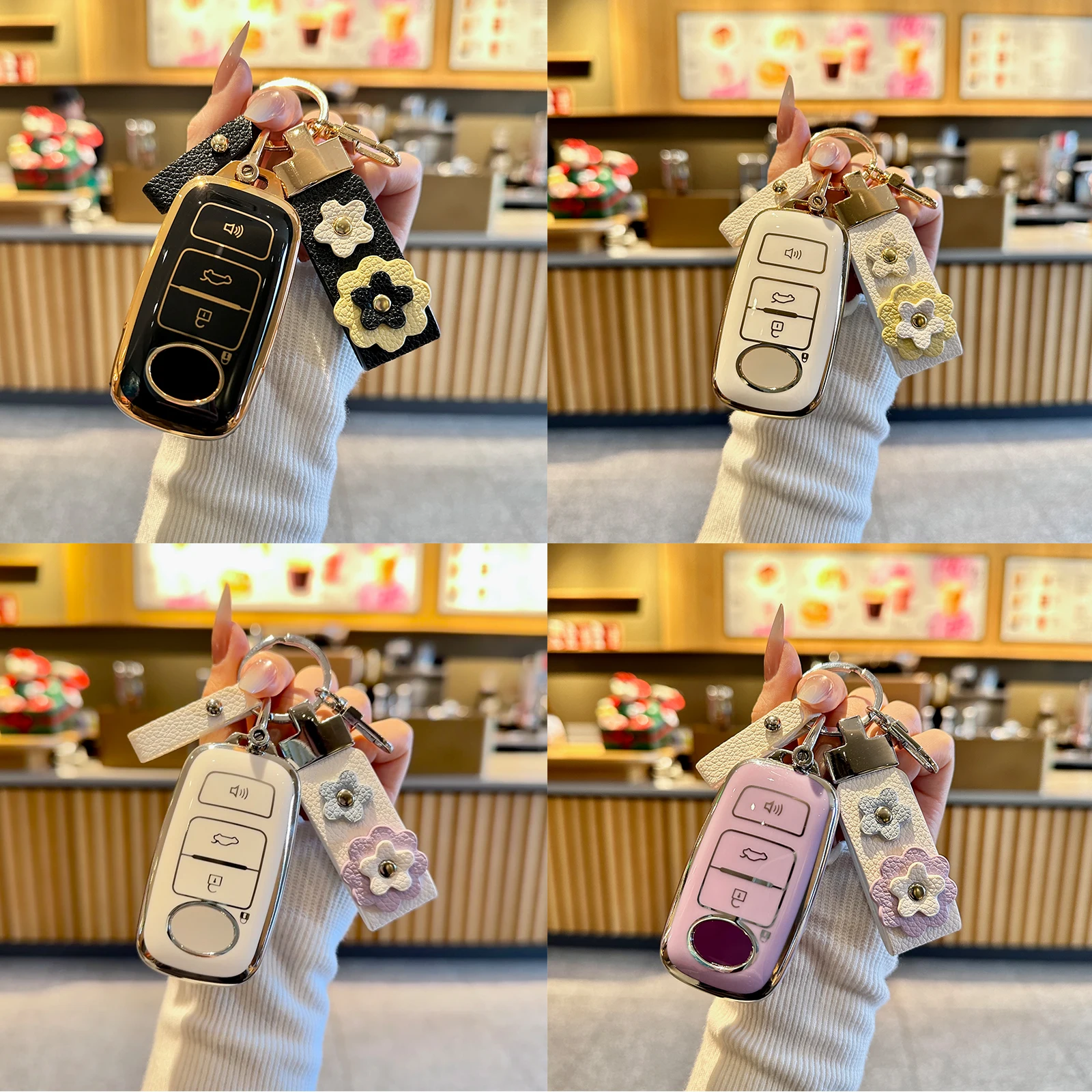 2 Buttons Car Key Fob Fashion  - Car Accessories Malaysia avis et prix